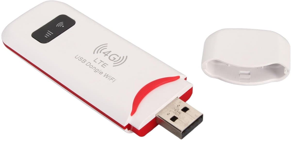 Allecto - Wifi-modem USB 4G - Draagbare 4G-router - Voor meerdere gebruikers - Compact formaat - Wifi-signaalontvanger - Geschikt voor computer...