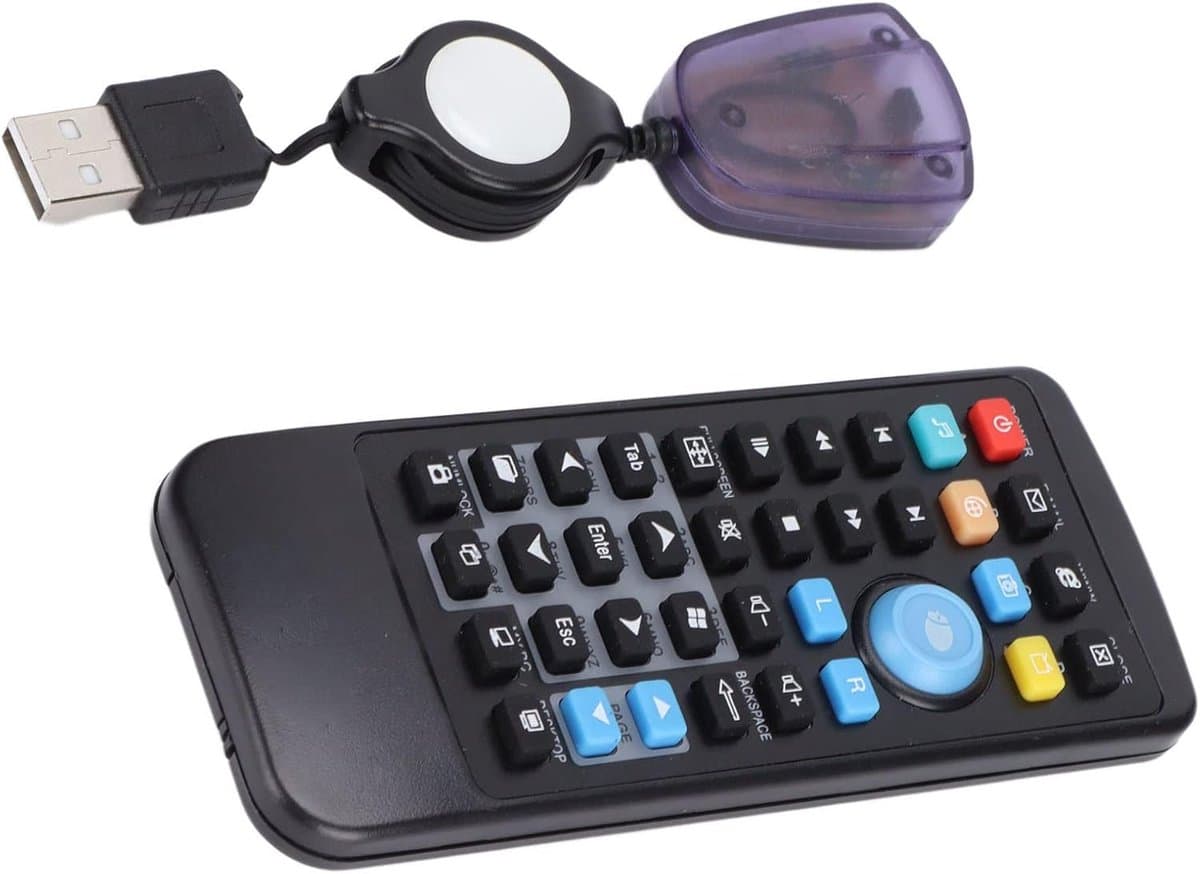 PC Afstandsbediening - Draadloze Controller - Media Bediening - 18 Meter Bereik - Compact Ontwerp