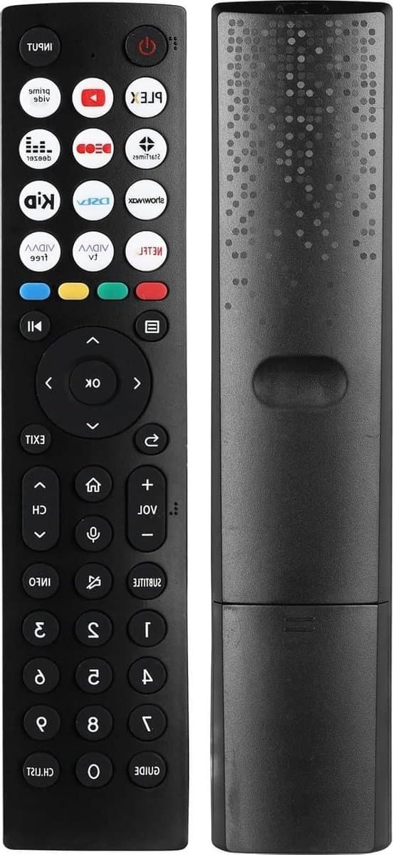 Universele TV Afstandsbediening - Afstandsbediening Smart TV - TV Bediening - Directe Werking - 15 Meter Bereik - Zwart