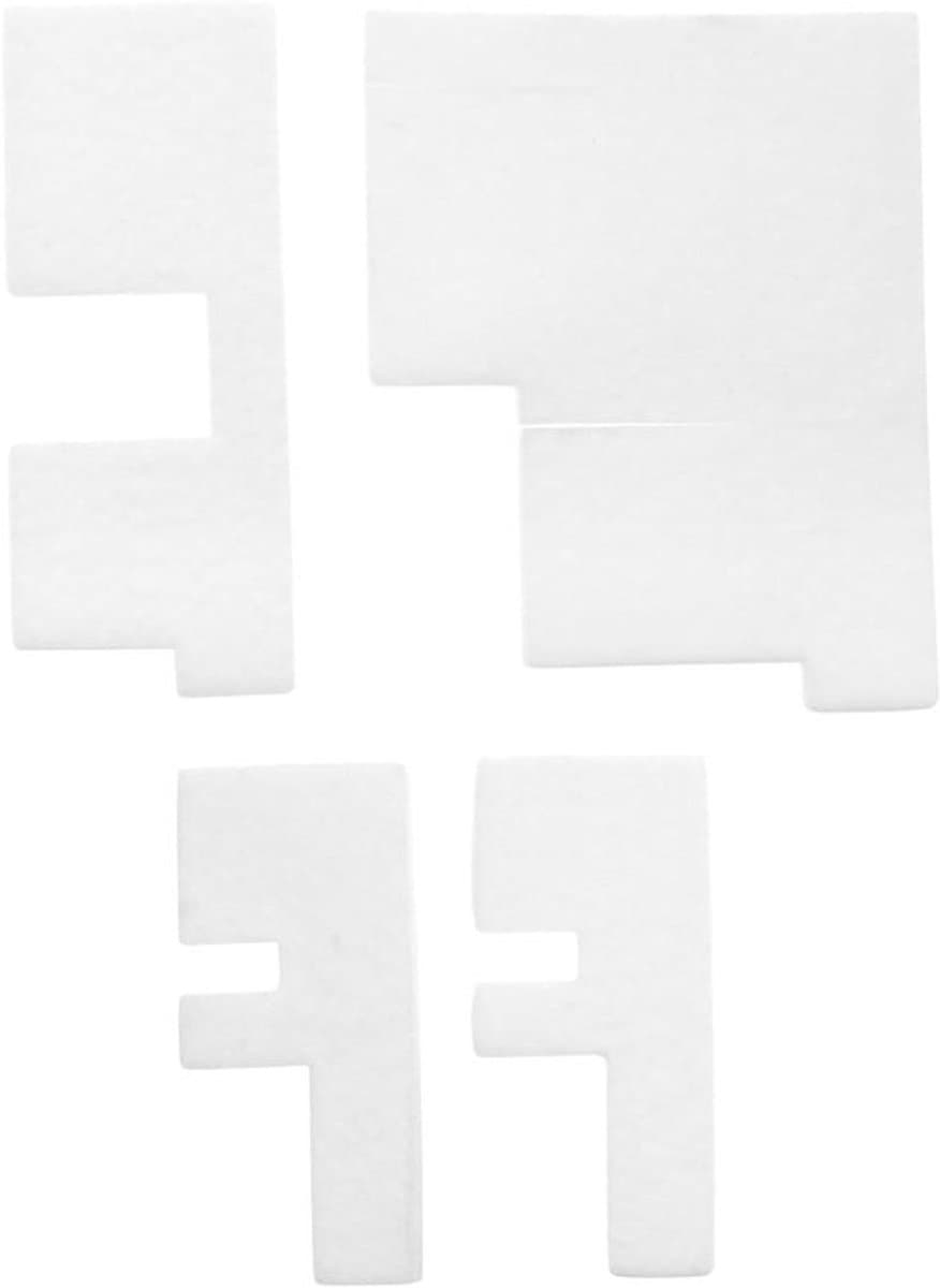 - Vervangbare inktcartridge voor Canon printers - Set van 4 stuks - Compatibel met Canon printermodellen G1100 G2100 G4400 G2210 - Afval inktcartridge pad spons QY5-0602 QY5-0517-000