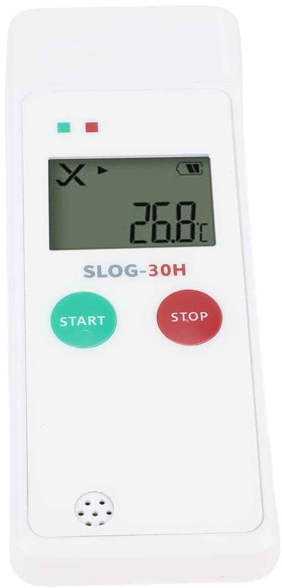 Dailygoody - Temperatuur en luchtvochtigheid datalogger - Dataopslag - Hoge nauwkeurigheid - Koelkastthermometer - PDF CSV rapport - Geschikt voor koe...