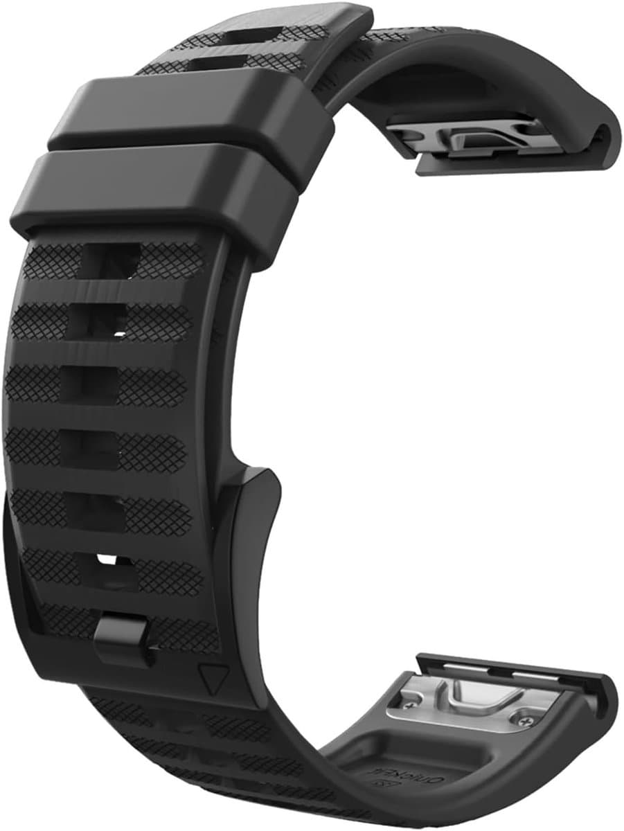 Verstelbare 22mm Siliconen Horlogeband voor Garmin Fenix 7/6/5 en Forerunner 945/935 - Snelle Montage en Comfortabel Draagcomfort