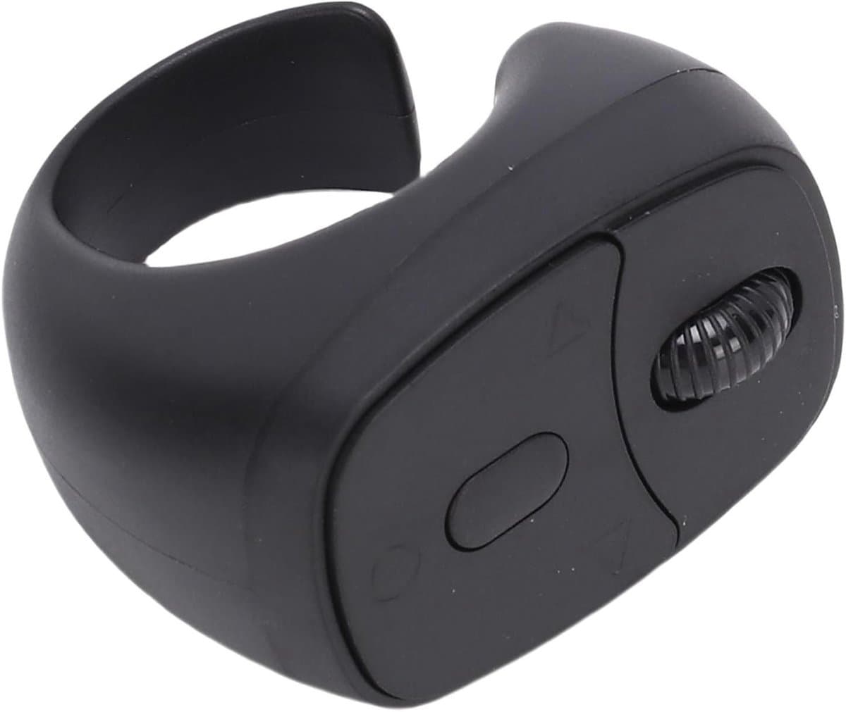Draadloze Bluetooth Ring Controller met Scrollwiel voor Social Media, Oplaadbare Vingerbediening voor Telefoon en Tablet, Ideaal voor Gemakkelijk Scrolling en Navigeren