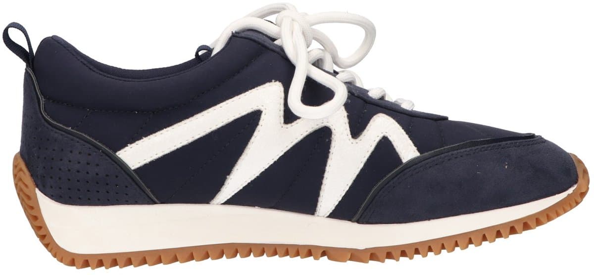 La Strada Sneaker Donkerblauw Textiel - Damesschoenen - Maat - 41