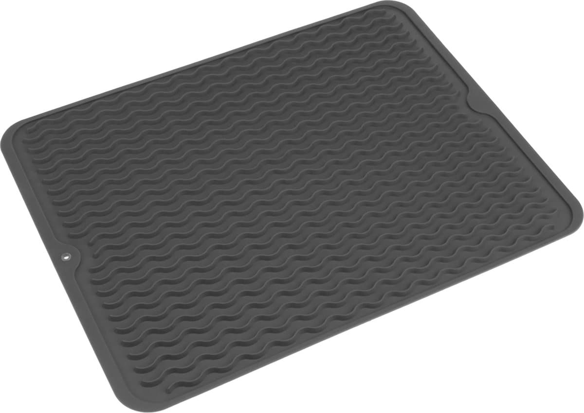 PrimeMatik - Siliconen zuigmat 405x307 mm grijs