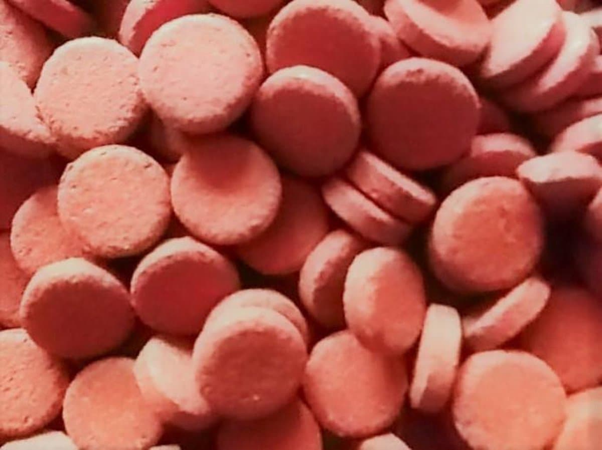 Kleeftabletten rood ( 500 ml )