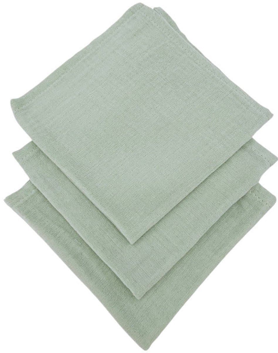 Muslin Nappies 30x30cm 3pcs. MINT