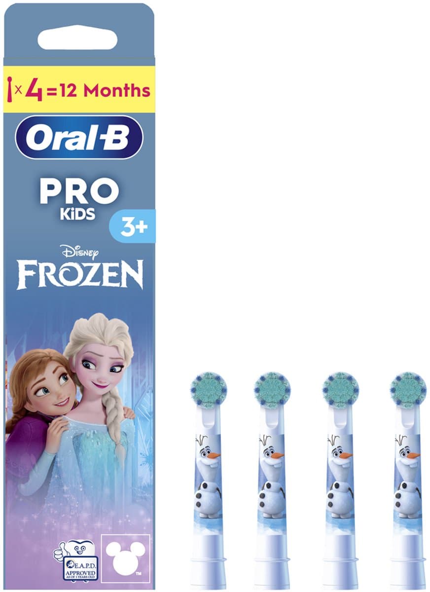 Oral-B Pro Kids opzetborstels met Disney Frozen-motief, 4 stuks