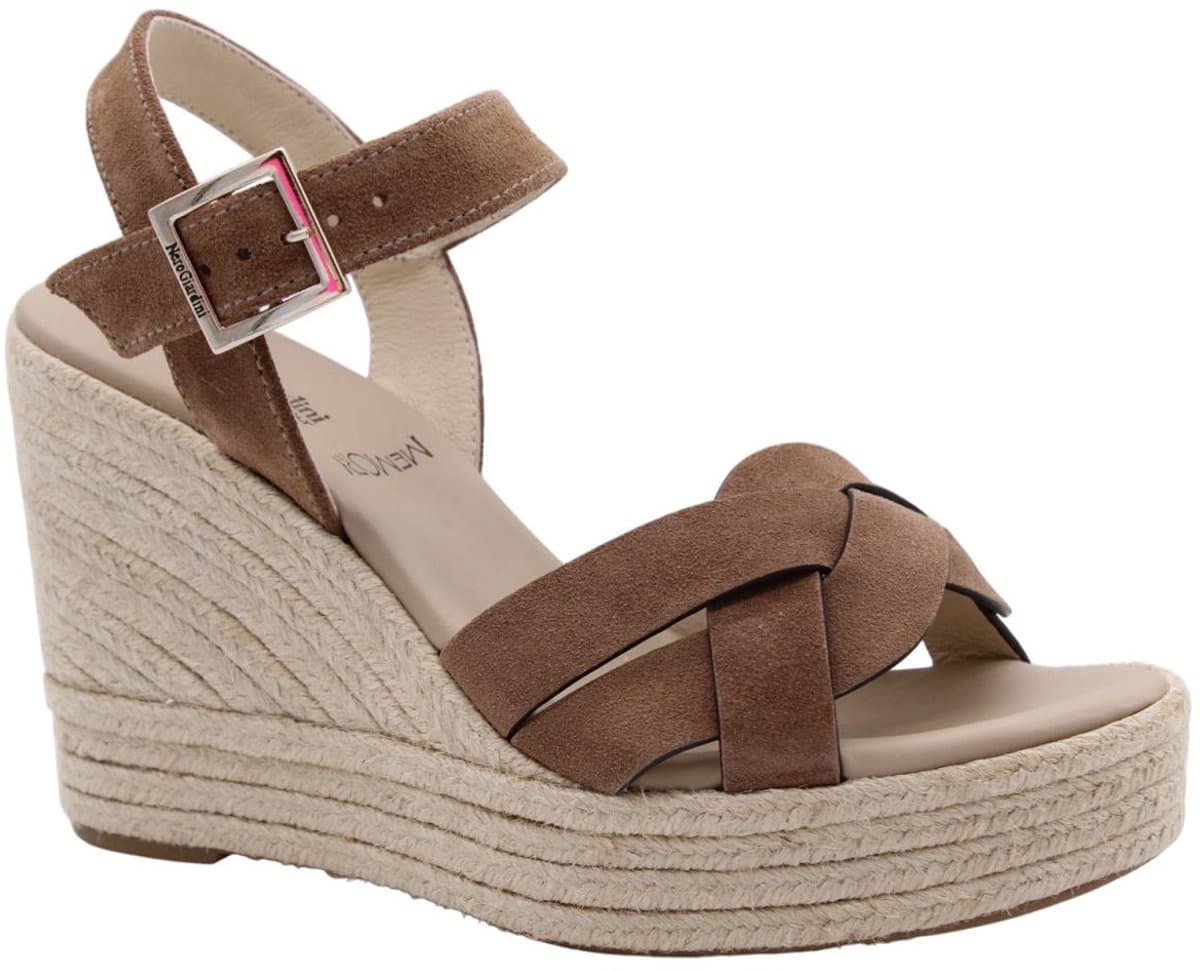 Nerogiardini Sandalen Velour Pu.Linde P15561 Rico - Fashion Wear - Vrouwen