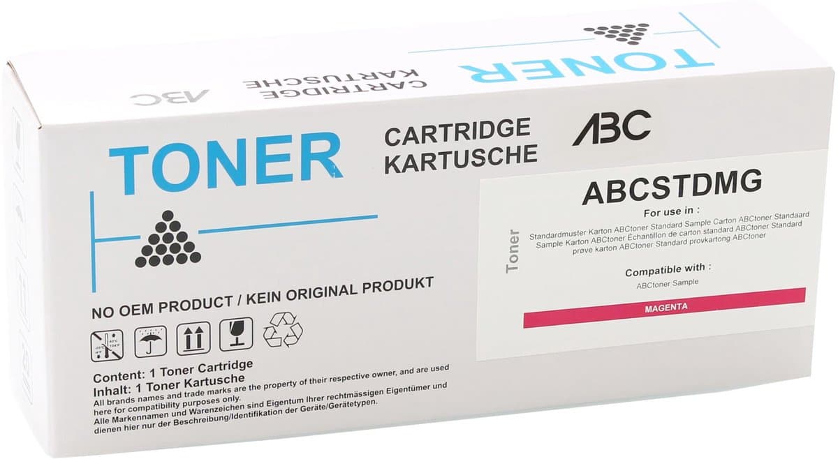 ABC huismerk toner geschikt voor HP W9063MC magenta geschikt voor Color Laserjet Managed E55040 Flow MFP E57540