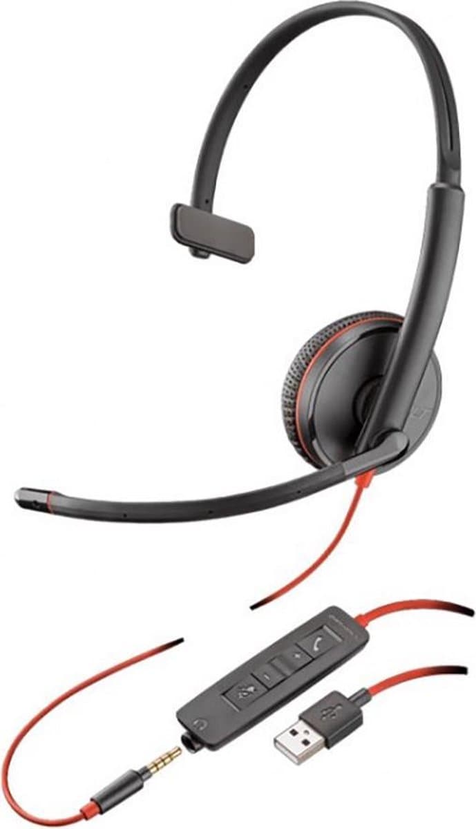 Plantronics Blackwire C3215-USB A black