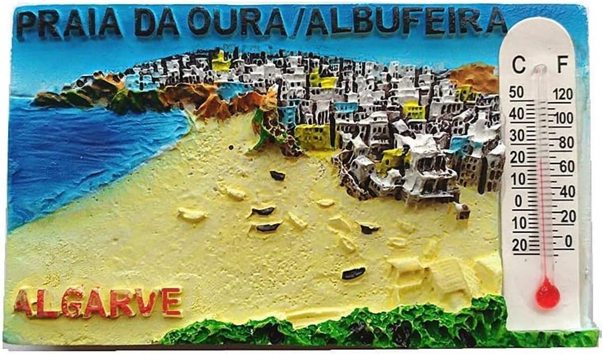 3D Koelkastmagneet Albufeira Algarve Portugal - Souvenir en Woondecoratie