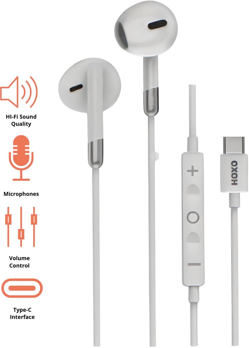 Oortjes met draad - Oortjes - 1.2 meter - Microfoon - Extra Bass - Super Comfortabel - Sport Oortjes - HiFi Sound