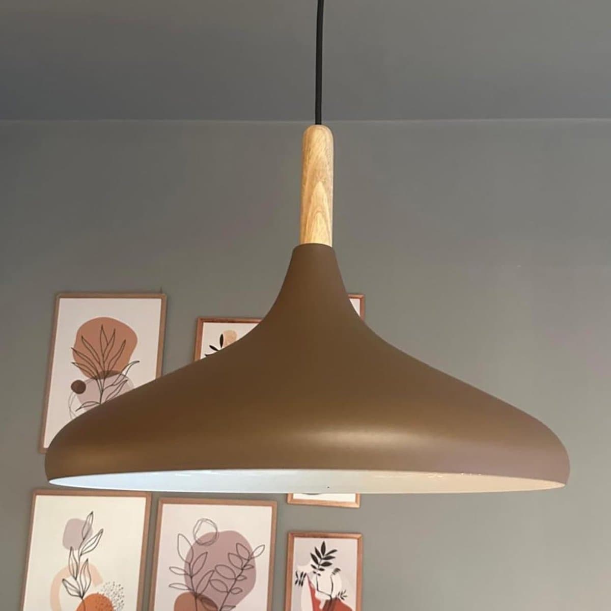 Bamyum Champion Hanglamp Industrieel Metaal Ø35 cm, Vintage Hanglamp, E27 Pendellamp