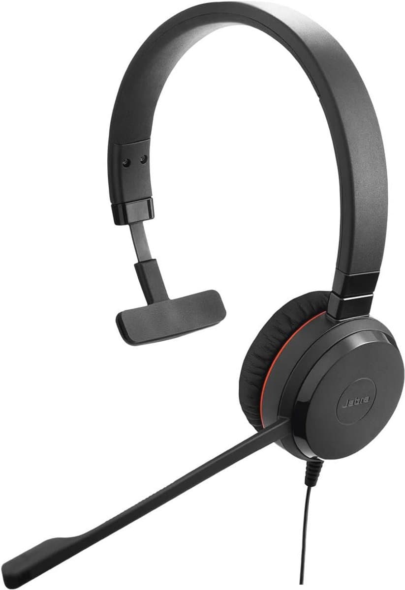 Professionele USB Headset met Noise Cancelling voor VoIP en UC – Eenvoudig aan te sluiten met 3,5 mm en USB-aansluiting