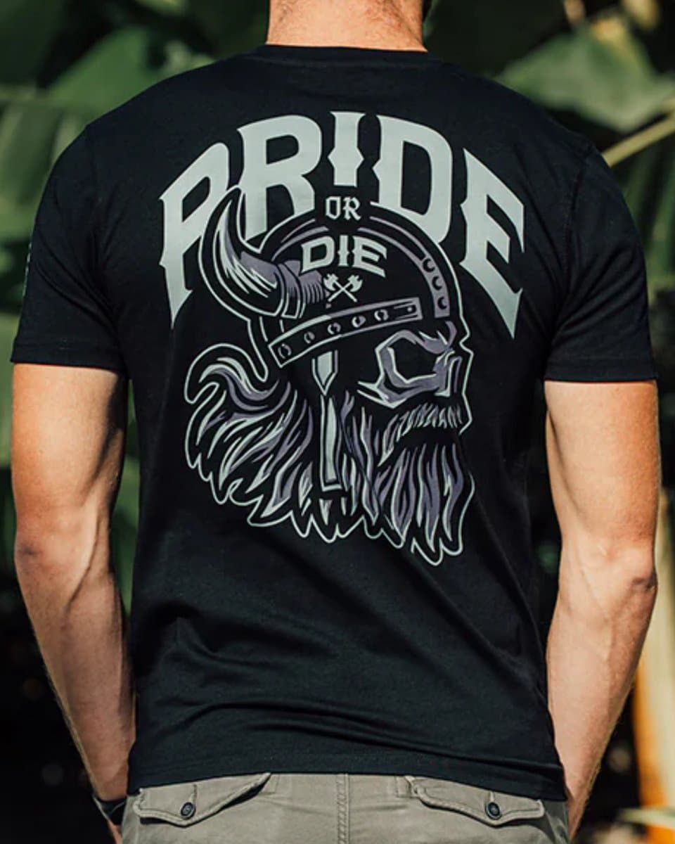 PRiDE or Die BROTHERHOOD V2 T-Shirt Zwart - L