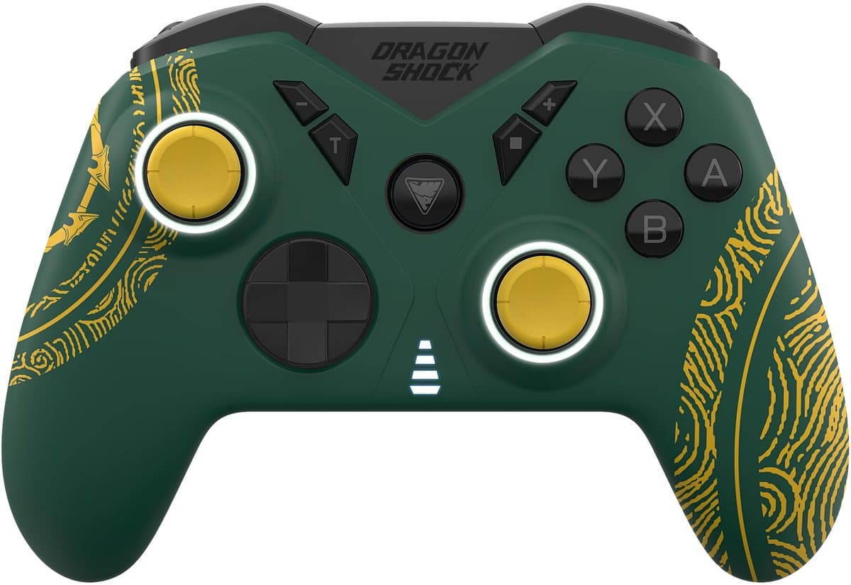 DragonShock - NEBULA PRO - Pro Draadloze Controller Velvet Green voor Switch, Switch Lite, Switch OLED, PS3, PC en Android