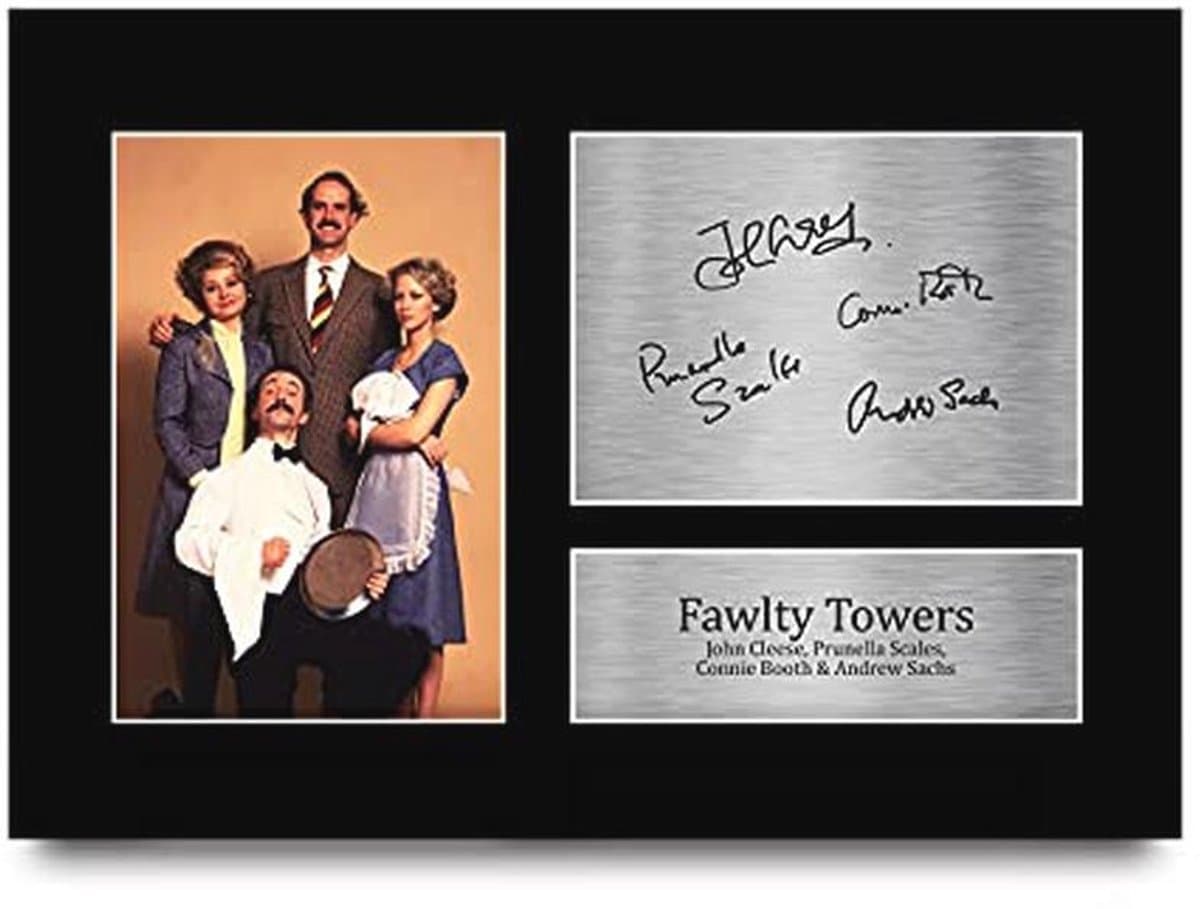 Fawlty Towers Handtekening Foto Memorabilia voor TV Fans