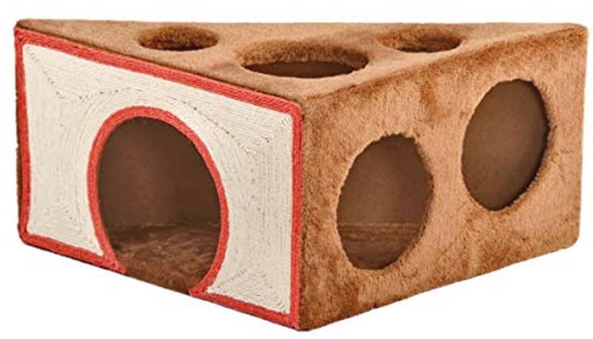 Kattenmand met speelruimte en verstopplaats voor katten