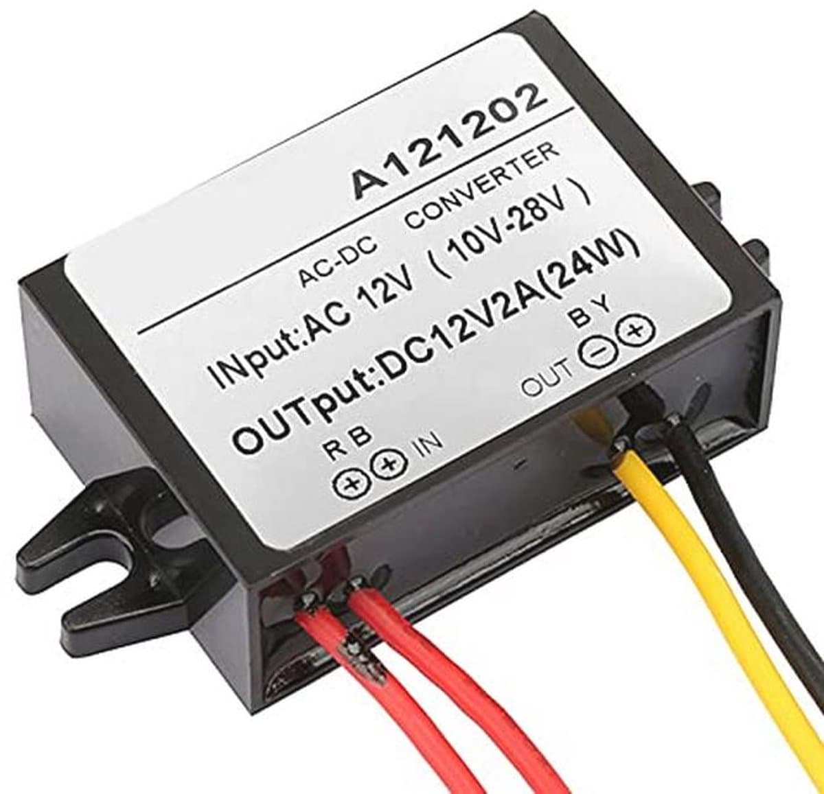 Step Down Converter 10-28V naar 12V - Waterdichte Buck Converter voor Auto en Monitor