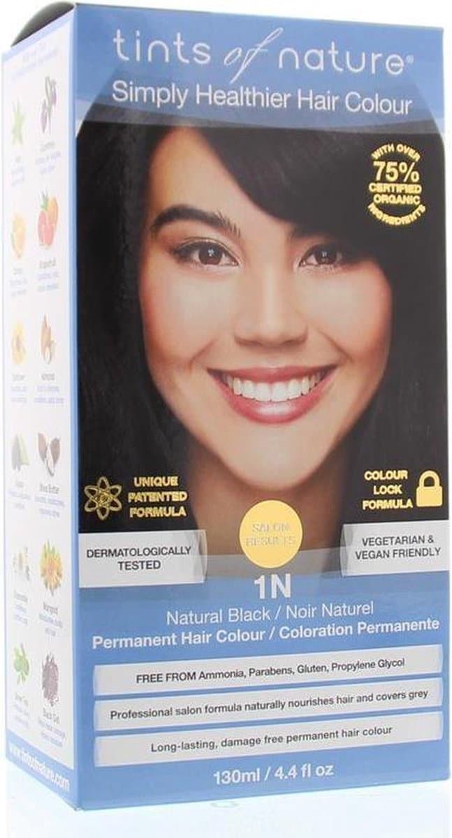 Tints Of Nature Haarkleuring - 1N Natural Black