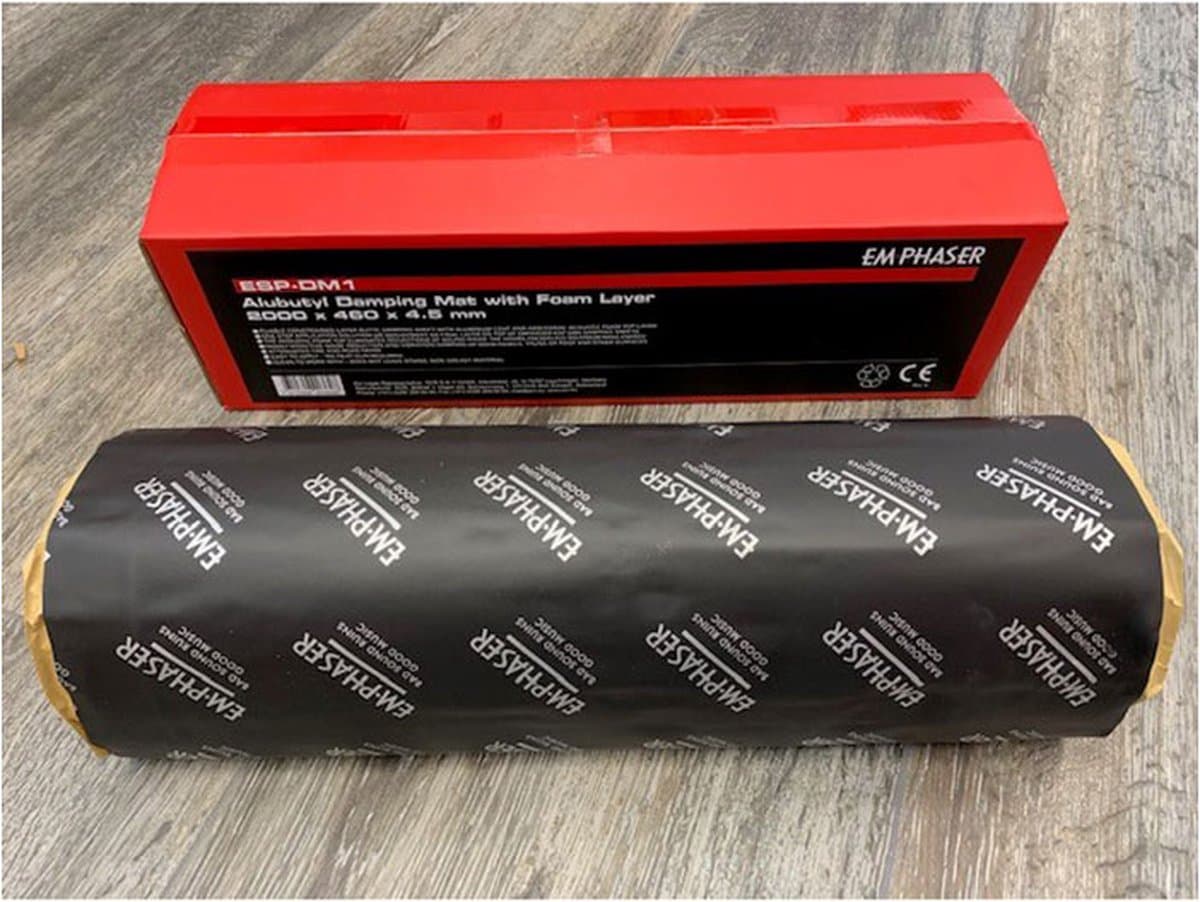 Emphaser ESP-DM1 – Isolatiemateriaal - Auto dempingsmateriaal - Alubutyl matten - 2000 x 460mm – 1 m2