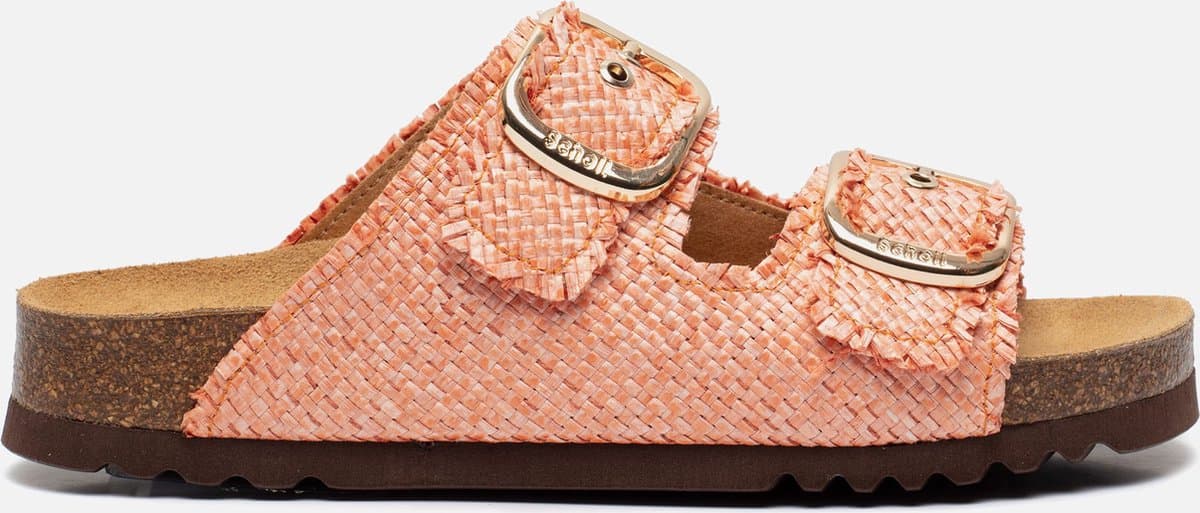 Scholl Noelle Sandalen oranje Textiel - Dames - Maat 41