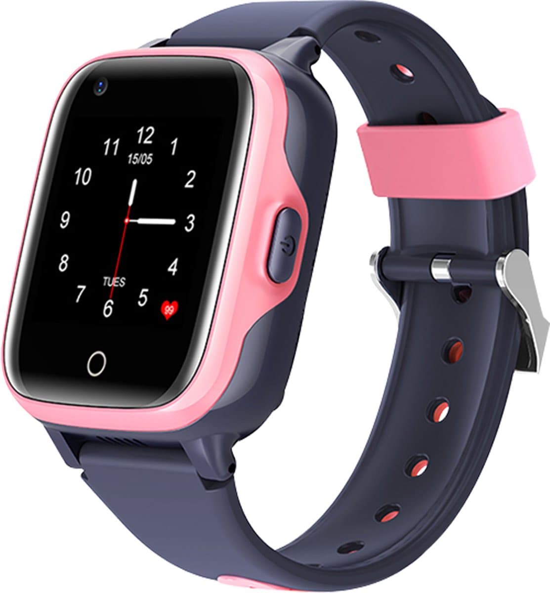 Zalou Kinder Smartwatch Roze - Smartwatch GPS tracker - Met Wifi en 4G - Videobellen - Waterdicht - SOS alarm - Met Camera - Ingebouwde simkaart poort - Kinderhorloge Jongen en Meisje