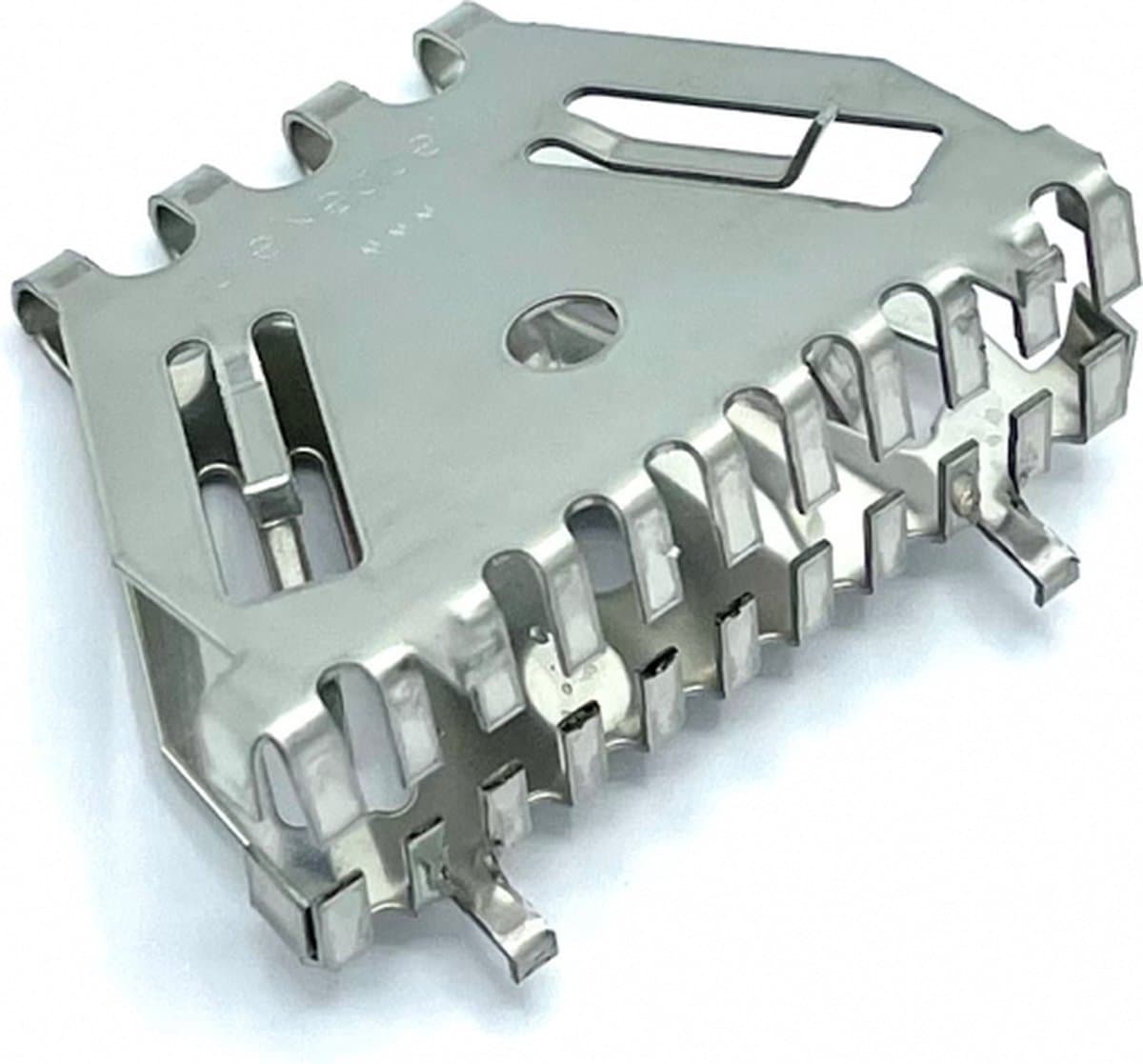 Stootvoegventilatierooster RVS bijenbekje 50mm (per 1 stuk)