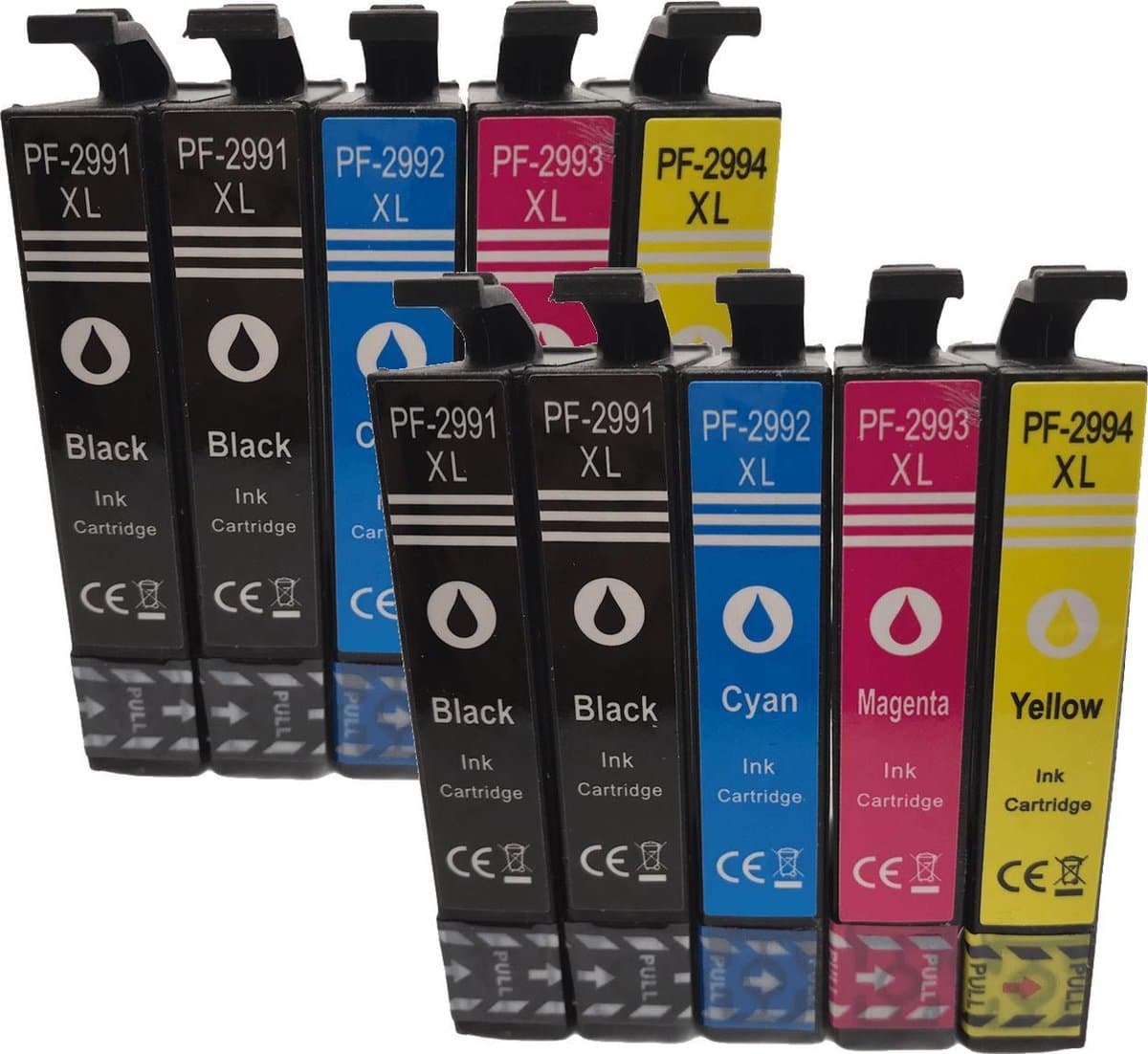 MediaHolland - Huismerk Inkt Cartridges voor Epson 29XL Printers - Set van 10 Stuks - 4 Kleuren - Epson Inktpatronen, Cartridge