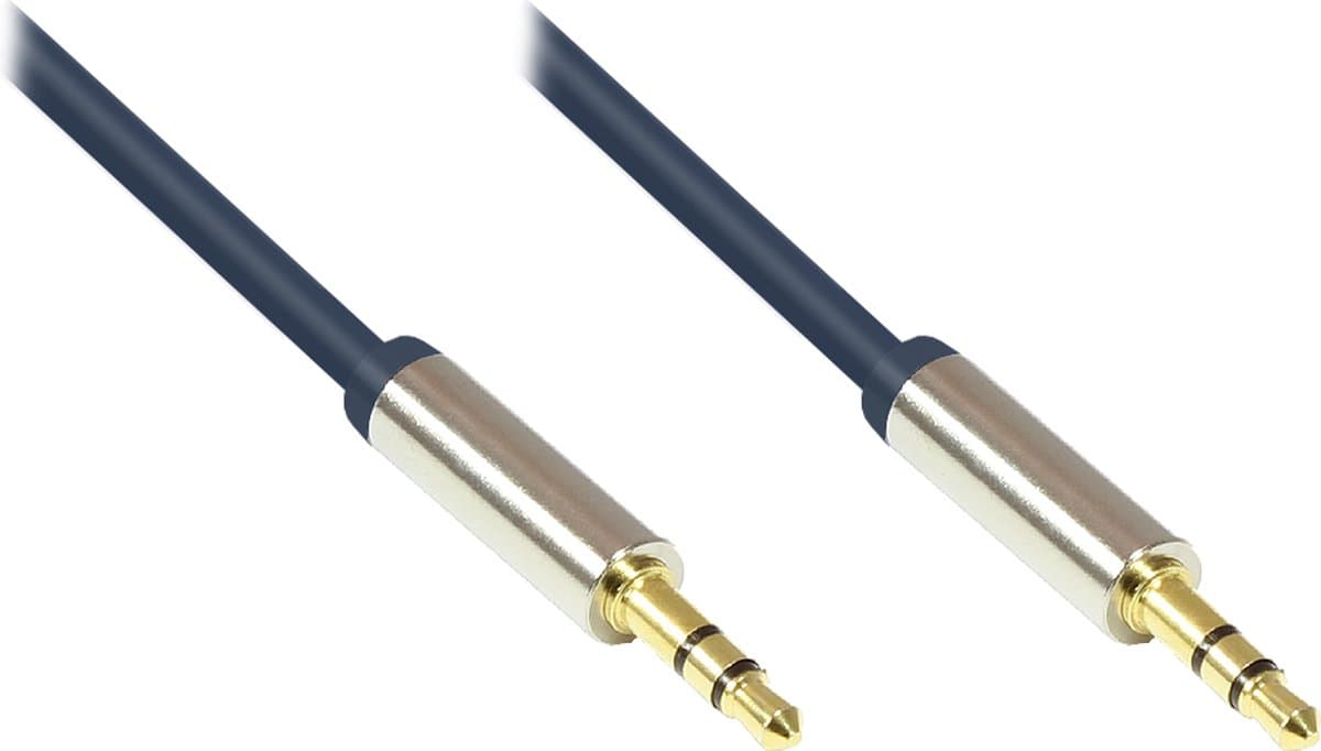 Premium audio kabel 3.5mm jack 5,00 mtr.