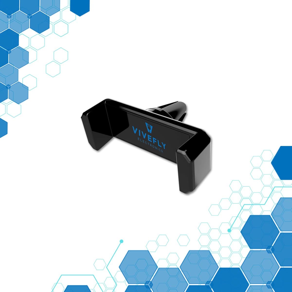 Vivefly Electronics Simple Clip - Universele Telefoon Houder voor Ventilatierooster – Mobiel houder Auto -Apple/iPhone/Samsung/Oppo/Xiaomi - GSM Houder - Autohouder telefoon