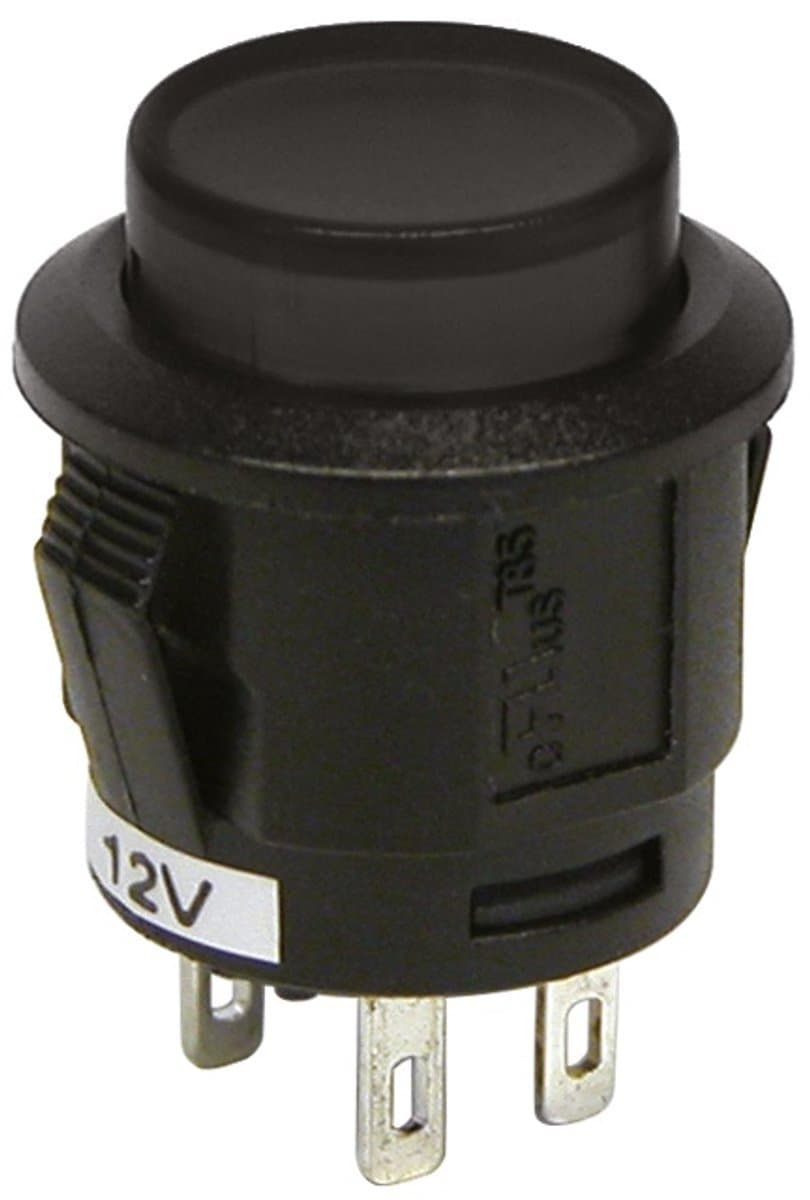Carpoint Drukschakelaar 12v Zwart