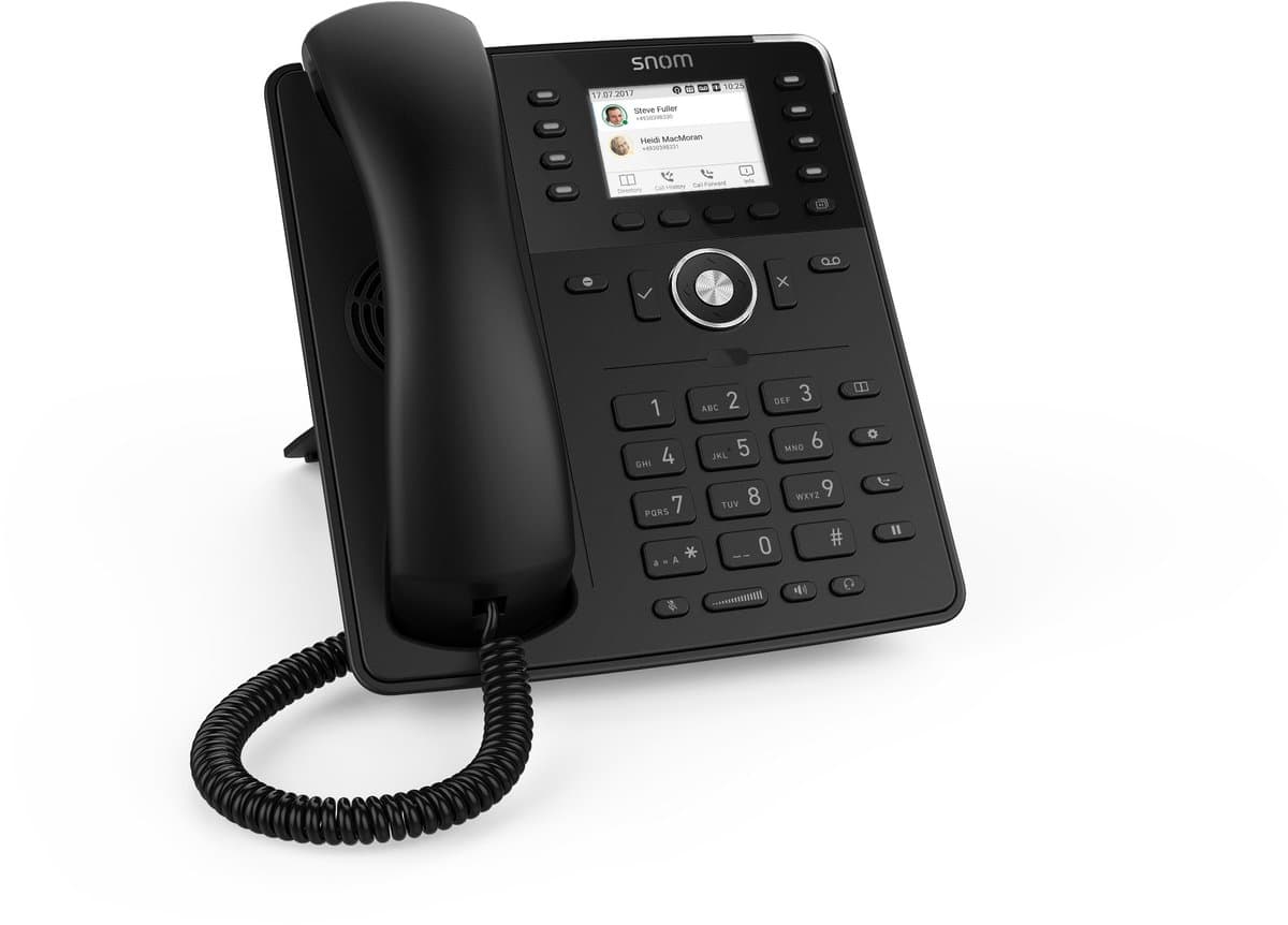 Snom D735 - VoIP telefoon - Antwoordapparaat - Zwart