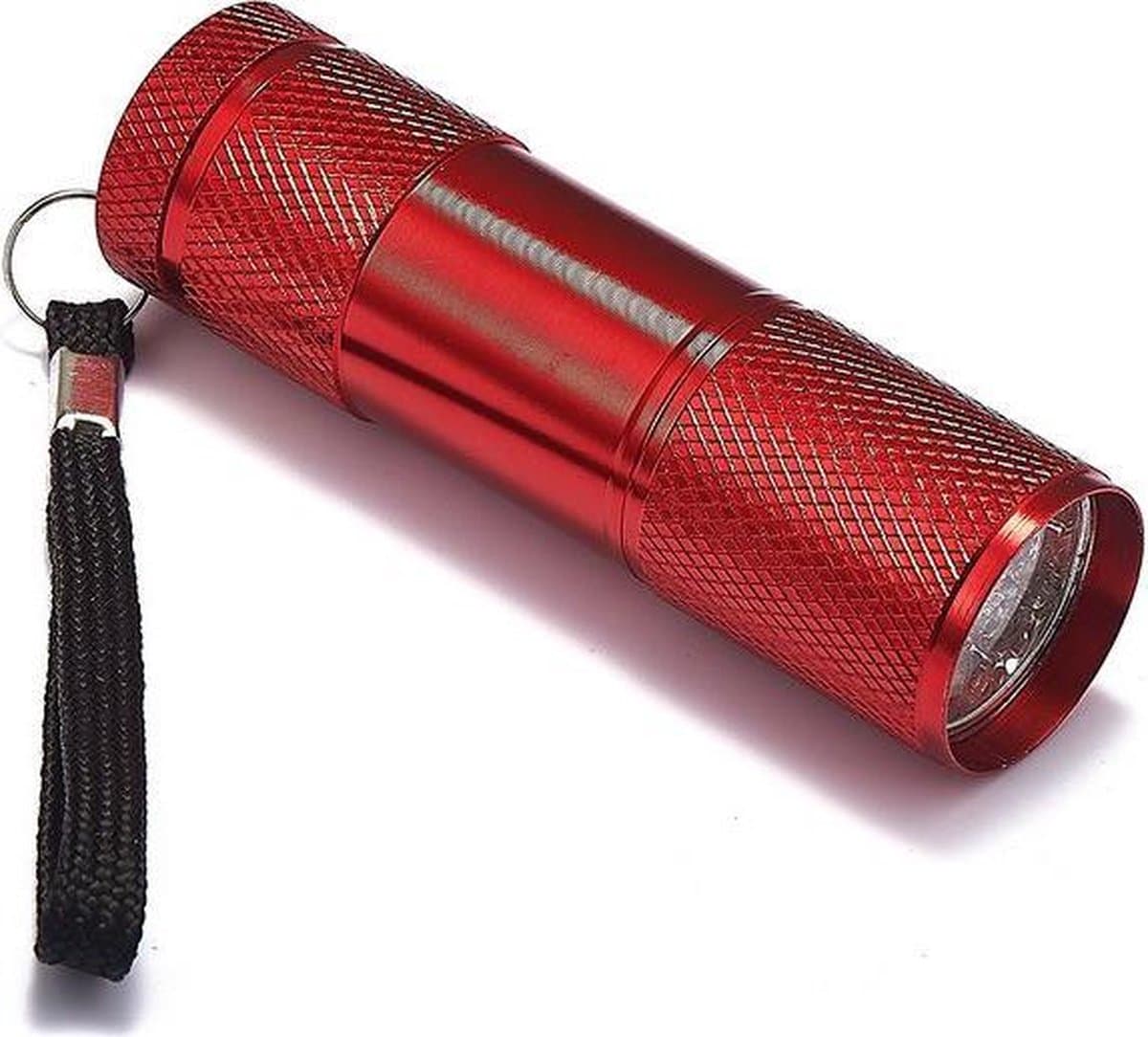 NedRo Mini zaklamp 9 LED - UV Ultra Violet paars licht - aluminium