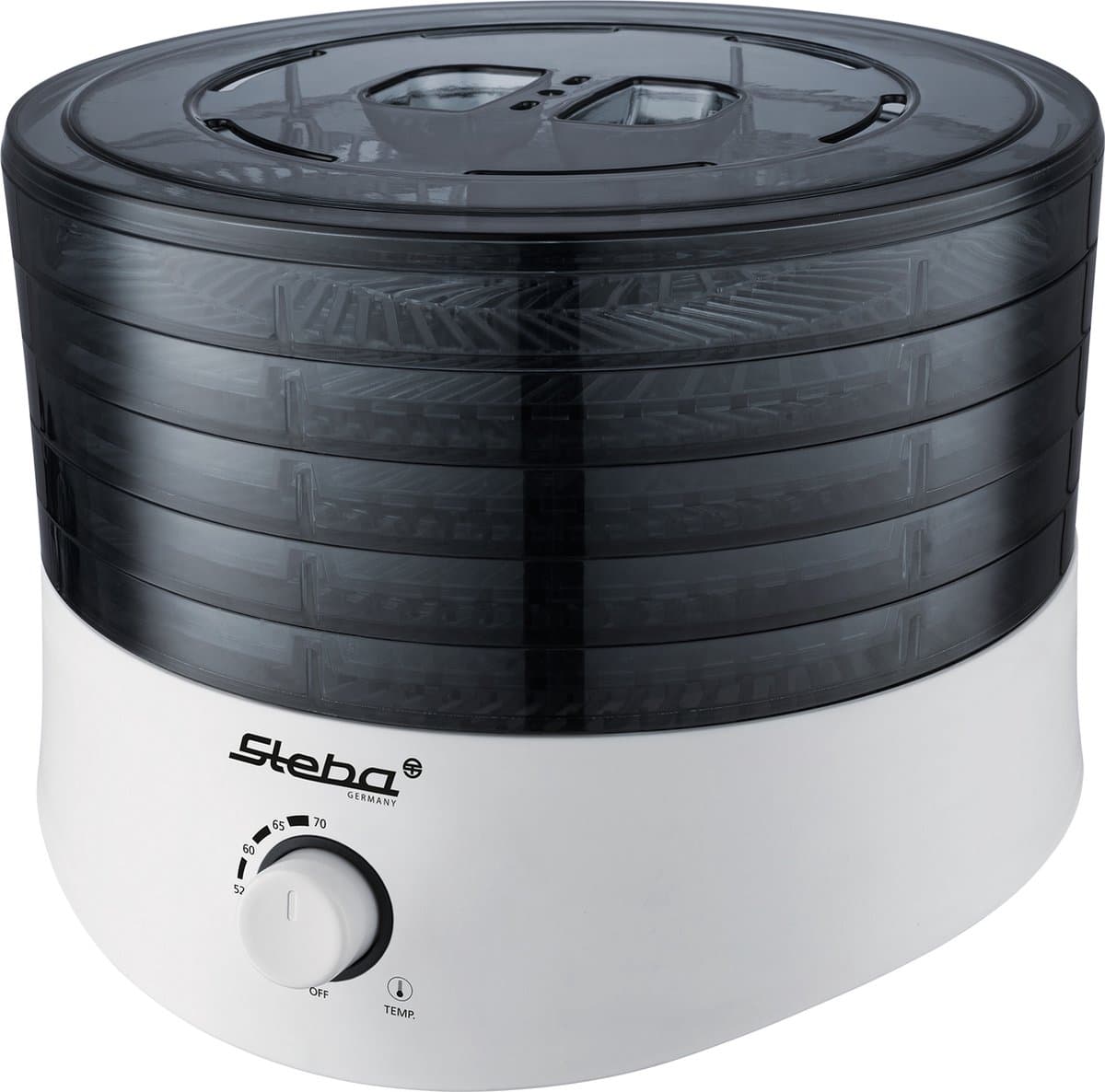Steba ED4 - Elektrische Droogautomaat - voedseldroger - Ø24cm - 5 lagen - BPA vrij