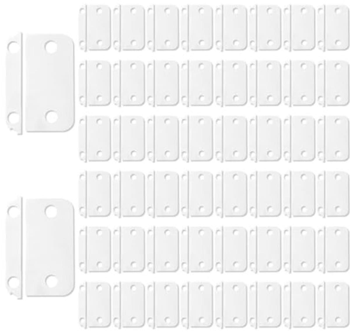 50 Stuks Dubbelzijdige Plakstrips voor Alarm Sensors - Duurzame Voorgeknipte Vervangingtape voor Ring Alarm Contact Sensors (2e Generatie)