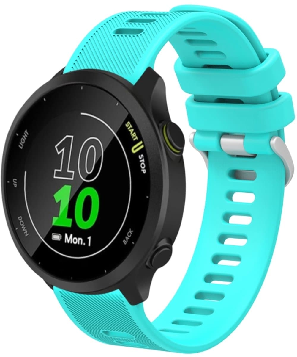 For Garmin Venu 2 Plus 20mm Silicone Twill Watch Band(Water Duck)