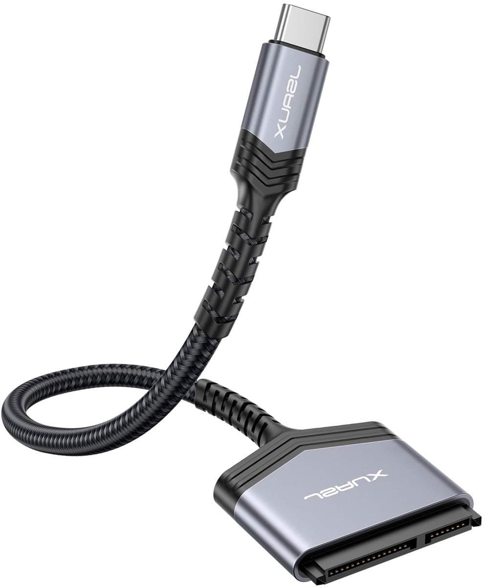 SATA naar USB C kabel voor 2.5" SSD en HDD, USB C 3.1 adapter voor snelle dataoverdracht met Thunderbolt 3 compatibiliteit