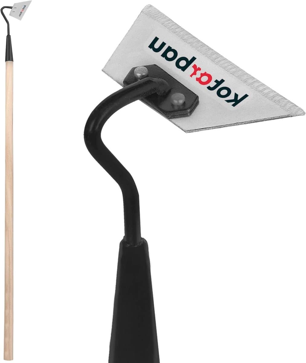 Tuinhaak met steel - Onkruidsteker hak - Bodem losmaken - Ergonomisch handvat - 95 cm steel - Niet gespecificeerd