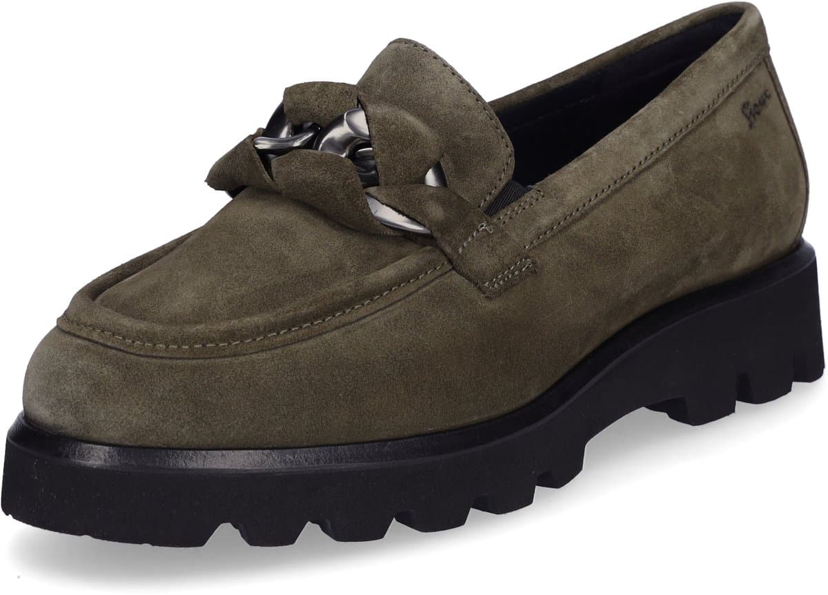 Sioux damesslippers Meredira-727-H olijfgroen