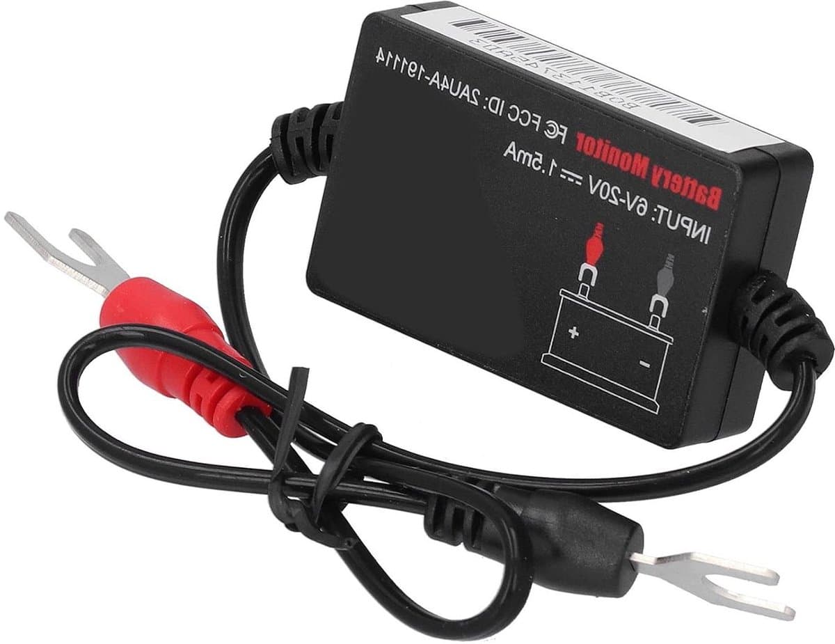Auto Accu Monitor - Draadloze Batterij Tester - Voertuig Onderhoud - Bluetooth Connectiviteit - 12V - Zwart