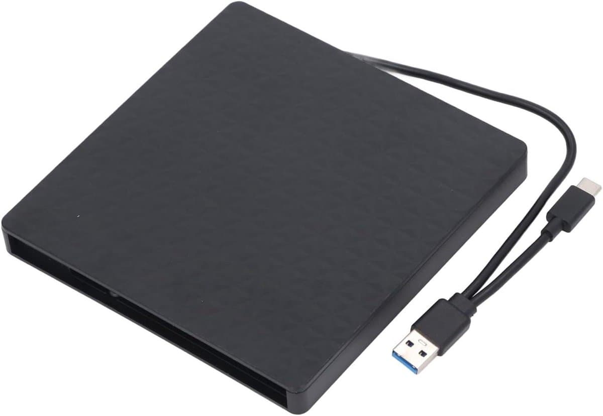 Externe Optische Drive Behuizing - CD DVD Brander Case - Oude Drives Hergebruiken - USB 3.0 naar Type C