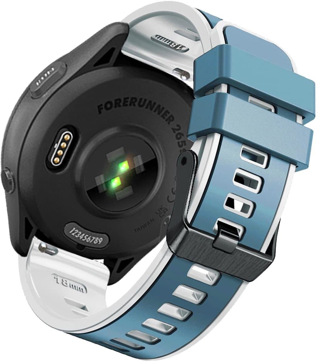 SolidKeus - Silicone Vervangband voor Garmin Forerunner en Vivoactive