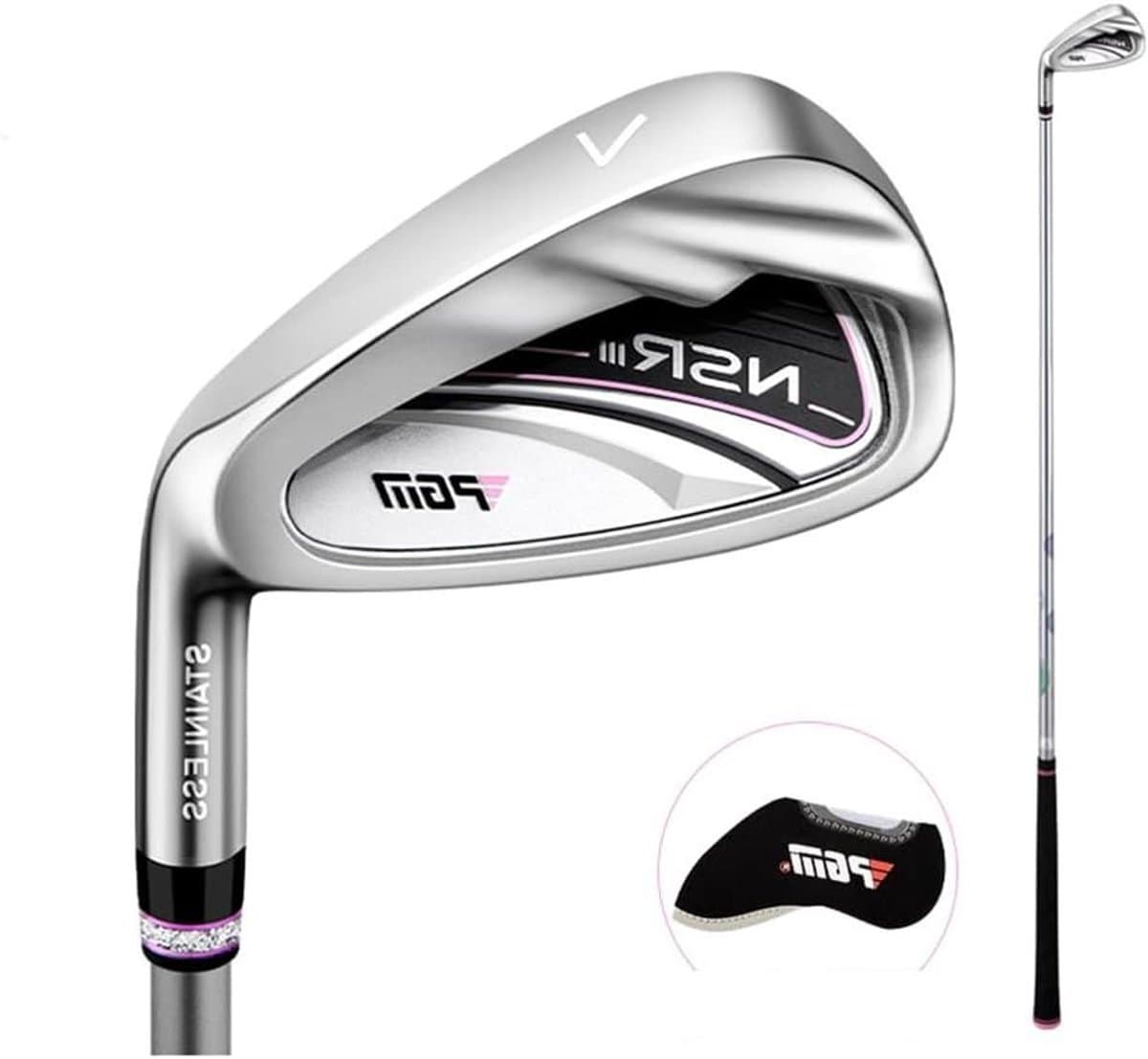 Golf Club Iron #7 - Golfijzer Dames - Oefenen op de baan - 32 Graden Loft - Rechtshandig - Zwart