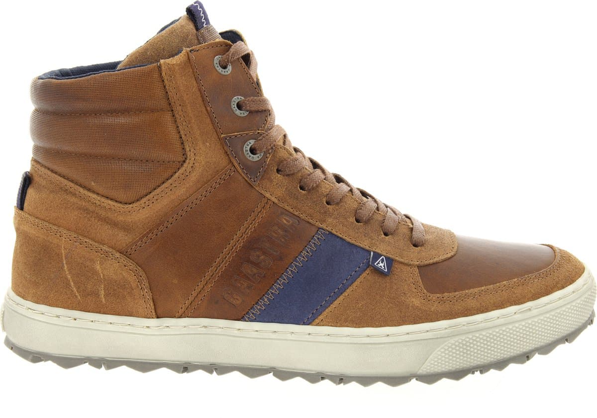 Gaastra - Heren Sneakers Costa High Cognac - Bruin - Maat 44