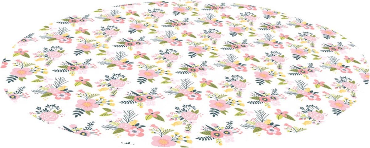 Kushies -Kinderstoelbekleiding - Cleanmat - Knoeimat - Knoeimat baby - 137cm - Garden Flowers