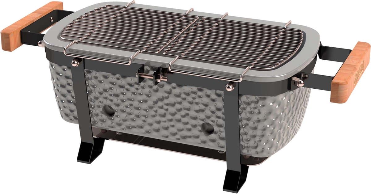 Grill Guru Tabletop - Keramische tafel BBQ - Draagbare BBQ - Keramiek