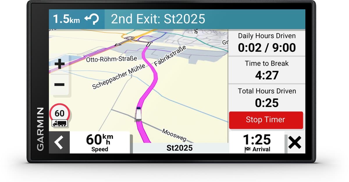 Garmin Dezl LGV610 Truck Europa
