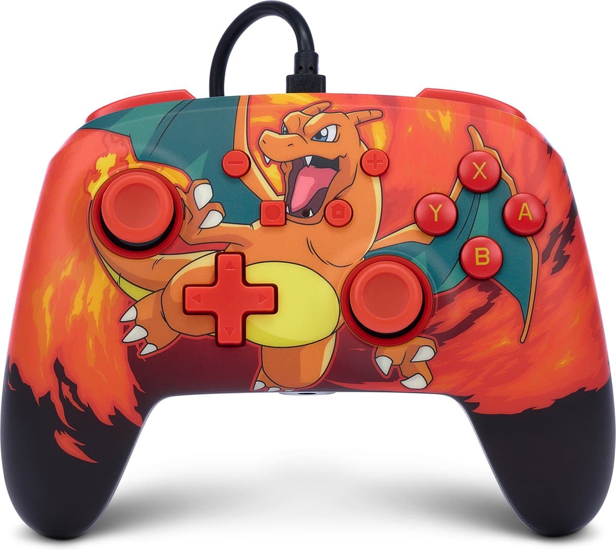 PowerA Verbeterde Bedrade Controller - Nintendo Switch - Pokémon Charizard Vortex